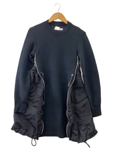商品画像：長袖ワンピース/1/コットン/BLK/SCW-069// 1