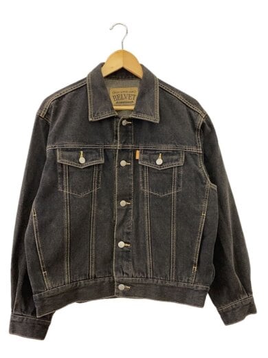 商品画像：belvet/Washed Black Denim Set up / Jacke/Gジャン/M/デニム/BLK/ 1