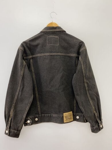 商品画像：belvet/Washed Black Denim Set up / Jacke/Gジャン/M/デニム/BLK/ 2