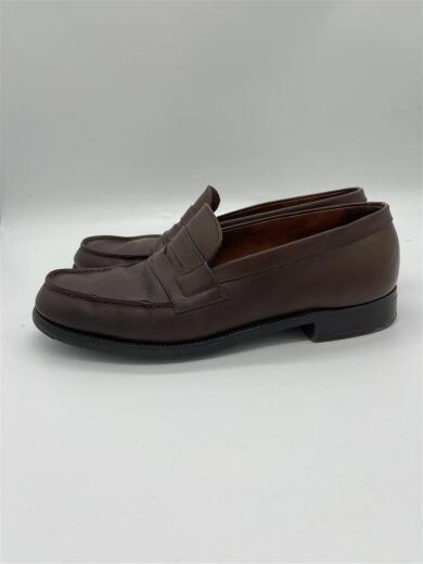 画像：J.M.WESTONローファー/--/ボルドー/レザー/80s/180/シグネチャー/コインローファー/小クラック有2