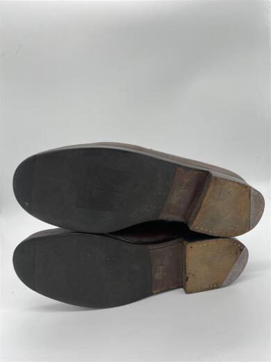 画像：J.M.WESTONローファー/--/ボルドー/レザー/80s/180/シグネチャー/コインローファー/小クラック有3