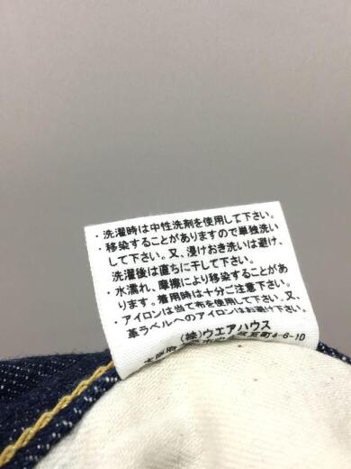 画像：WAREHOUSEストレートパンツ/34/デニム/IDG/GENUS/Dead Stock Blue7