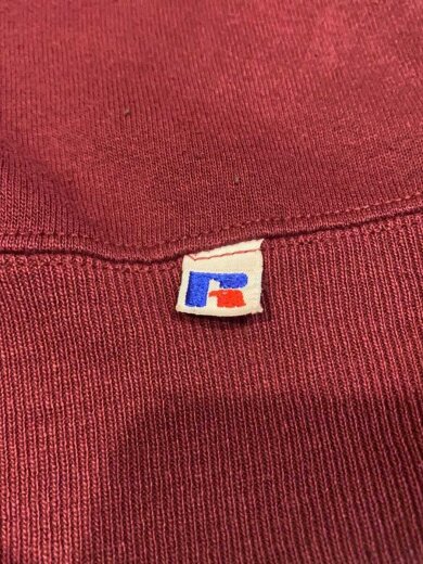 商品画像：Vintage/90s/USA製/クルーネックスウェット/SIZE:S/コットン/ボルドー/無地 5