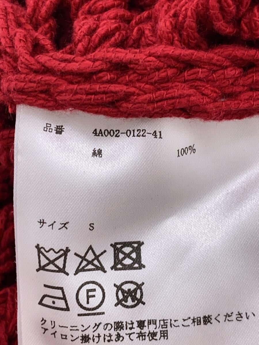 JOHN LAWRENCE SULLIVAN / ニット・セーター(厚手)/S/コットン/RED/4A002-0122-41