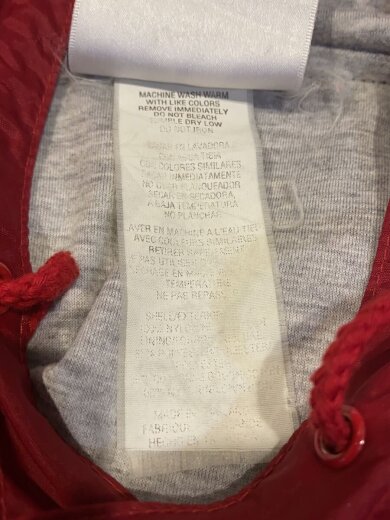 商品画像：OLD adidas/90s～/プルオーバーナイロンパーカー/SIZE:L/RED 4