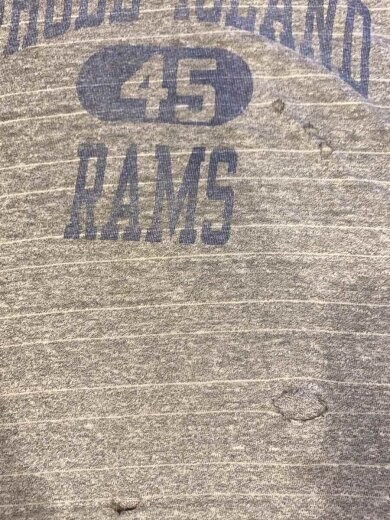 画像：ChampionVintage/80s/RHODE ISLAND RAMS/Tシャツ/トリコタグ/SIZE:XL/杢グレー6
