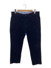 STRETCH STRAIGHT FIT/コーデュロイパンツ/SIZE:34×32/コットン/ブラック