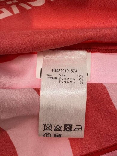 商品画像：Tシャツ/M/シルク/RED/総柄/F852T010157J 4