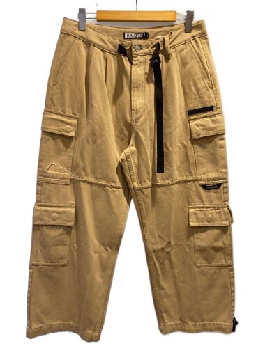 商品画像：25SS/EVISUKURO/2トーンダメージ加工オーバーサイズカーゴパンツ/SIZE:L/BEG 1