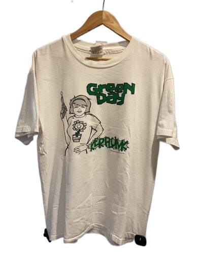 商品画像：Vintage/90s/Green Day/ANDAZIA/KERPLUNK/Tシャツ/L/コットン/WHT 1
