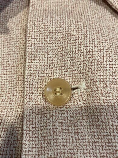 商品画像：Vintage/50s/JOLEN/オープンカラーシャツ/SIZE:17-17.5/コットン/ベージュ/総柄 4