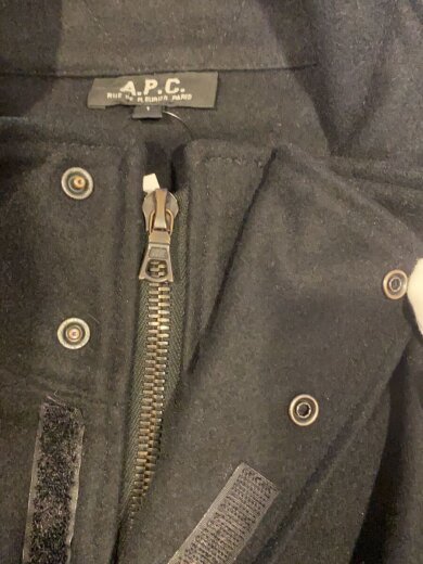 商品画像：Archive/90s/フランス製/TYPE:M-65 ウールジャケット/SIZE:S/ブラック/無地 3