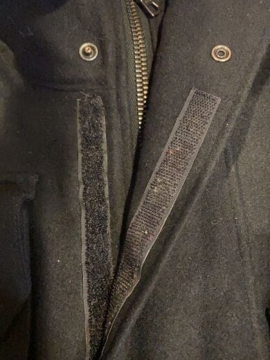 商品画像：Archive/90s/フランス製/TYPE:M-65 ウールジャケット/SIZE:S/ブラック/無地 5