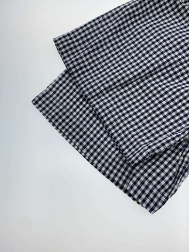 商品画像：Vintage/60s/Alleson/半袖ボタンダウンシャツ/3点留/XL/BLK/ギンガムチェック 4