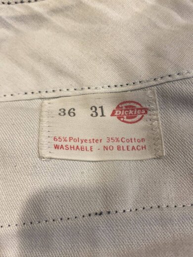 画像：DICKIESVintage/80s/ワークパンツ/SIZE:36×31/ネイビー/チビタグ/TALONジップ8