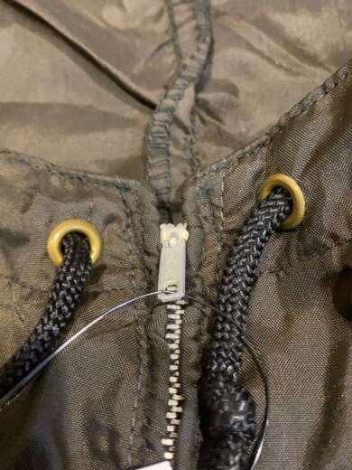 商品画像：Vintage/～60s/アノラックパーカー/プルオーバーナイロンジャケット/LAMARジップ/ブラック 3