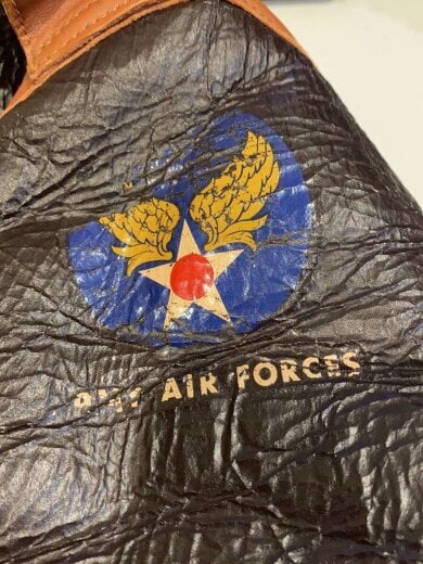 商品画像：B-6 レザーフライトジャケット ムートン No.42-5110-P SIZE:44 ブラウン BR80112 6