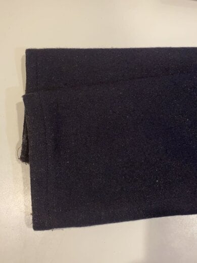 商品画像：UK Vintage/70s～/ブリテッシュ ドンキーコート メルトンウール/SIZE:--/ネイビー 4