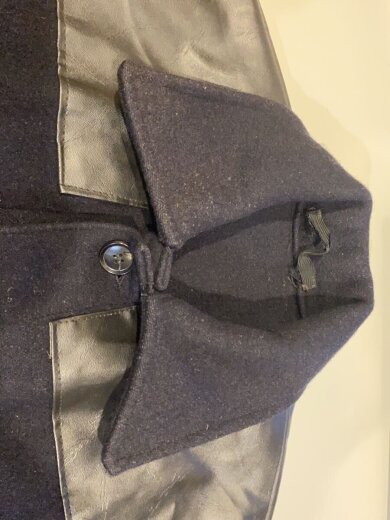 商品画像：UK Vintage/70s～/ブリテッシュ ドンキーコート メルトンウール/SIZE:--/ネイビー 6