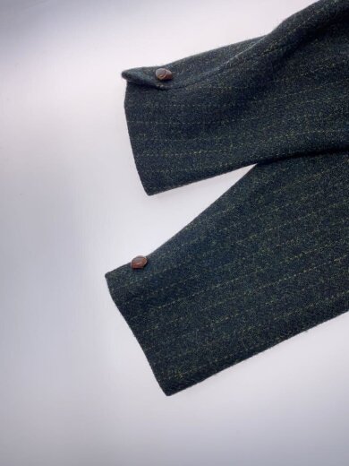商品画像：×HARRIS TWEED/3BTテーラードジャケット/CR0FT/SIZE:S/ウール/グリーン/ストライプ// 5