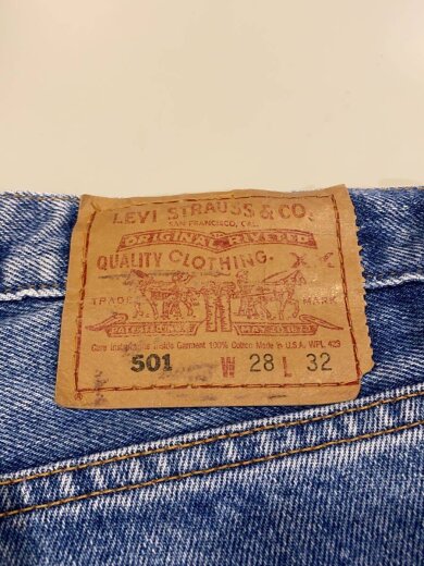 商品画像：Vintage/90s/501/USA製/デニムパンツ/SIZE:W28×L32/IDG 7
