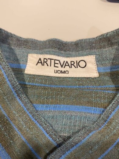 商品画像：ARTEVARIO/長袖シャツ/SIZE:--/コットン/BLU/ストライプ 3
