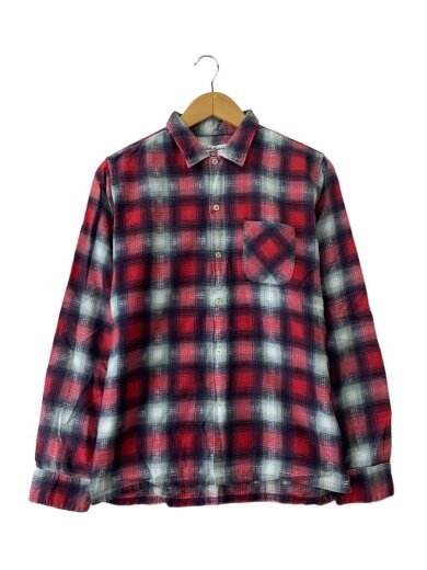 商品画像：Vintage/60s/SPORTS APPAREL/オンブレチェック長袖シャツ/SIZE:--/コットン/RED// 1