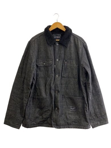商品画像：OLD/00s/ブラックデニムカバーオール/裏ボア/SIZE:L/デニム/BLK// 1