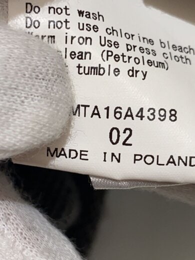 商品画像：セットアップ/2/コットン/GRY/MTA16A4398 4