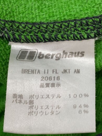 商品画像：BRENTA Ⅱ FL JKT AM/フリースジャケット/SIZE:M/ポリエステル/グリーン/20616 3