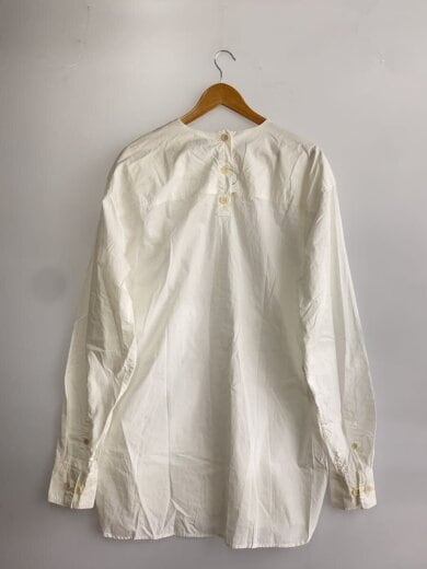 商品画像：長袖プルオーバーシャツ/スモックシャツ/SIZE:S/コットン/ホワイト/無地// 2