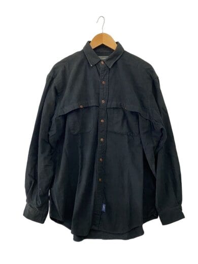 商品画像：Vintage/80s/POLO COUNTRY/長袖ネルシャツ/SIZE:M/コットン/ブラック// 1