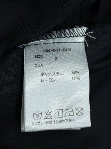 商品画像：ボトム/2/ポリエステル/BLK/N26-007-BLK// 5