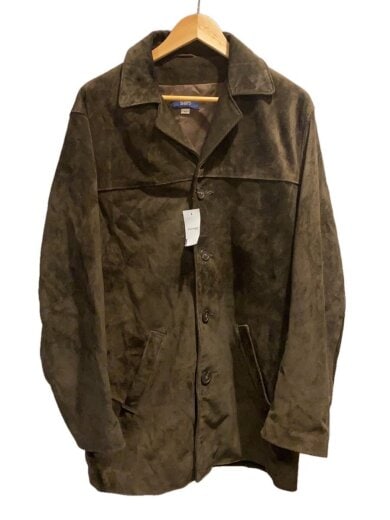 商品画像：スウェードレザーコート/SIZE:M/牛革/BRW 1