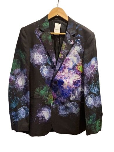 商品画像：Wool Gabardine Inkjet Jkt/テーラードジャケット/44/ウール/マルチカラー/総柄 1