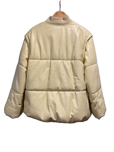 商品画像：ECO LEATHER THERMO PUFFジャケット/SIZE:S/ポリエステル/IVO/003160030 2