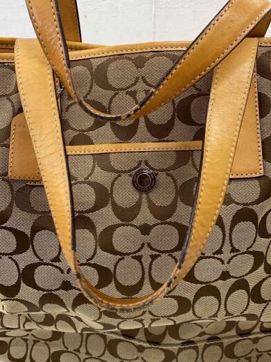 商品画像：トートバッグ_シグネーチャー/キャンバス/BEG/総柄 7