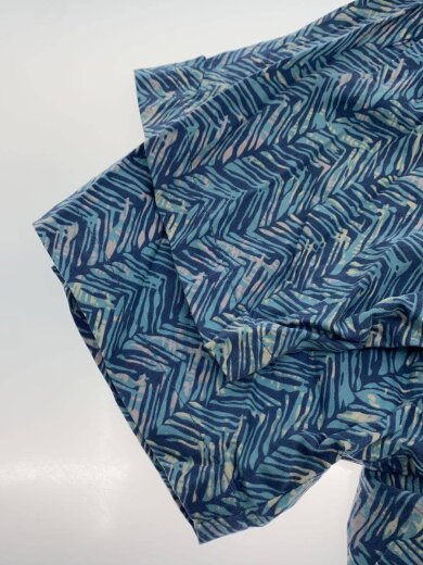 商品画像：BAMBOO SHIRT/半袖シャツ/L/コットン/BLU 4