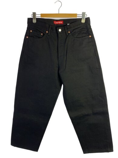 商品画像：Rigid Baggy Selvedge Jean/30/デニム/ブラック/裾上げ有 1