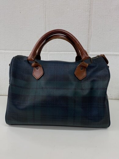 商品画像：ハンドバッグ/レザー/GRN/チェック 3