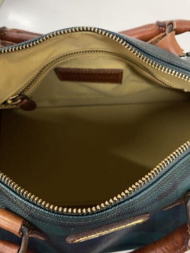 商品画像：ハンドバッグ/レザー/GRN/チェック 6