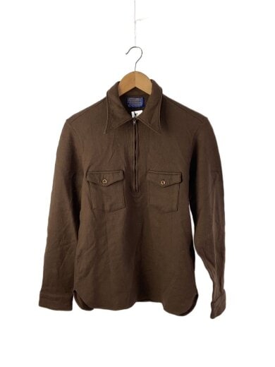 商品画像：長袖シャツ/L/ウール/BRW 1