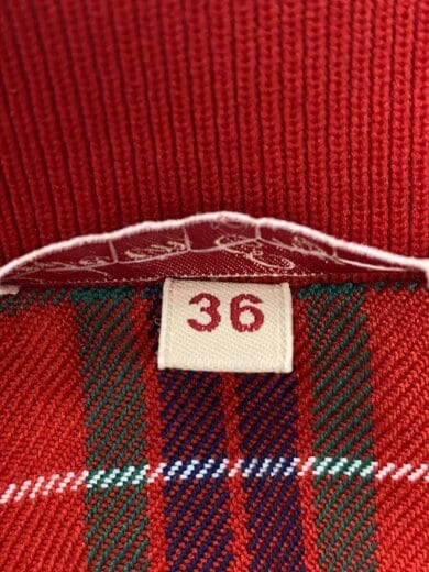 商品画像：ジャケット/36/コットン/RED/無地/ZBG029 4