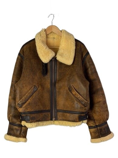 商品画像：フライトジャケット/M/羊革/BRW 1