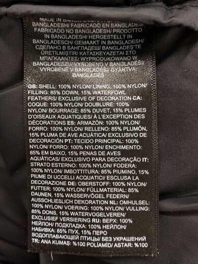 商品画像：ダウンジャケット/XXL/ナイロン/BLK/NF0A3C8D 4