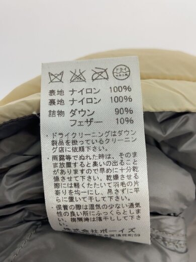 商品画像：ダウンベスト/34/ナイロン/BEG/JD-8750 4