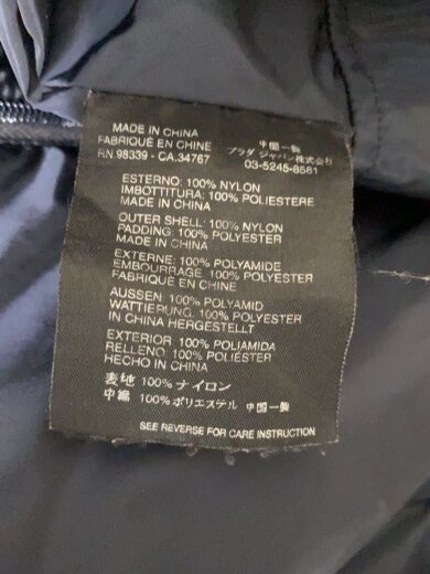 商品画像：ダウンジャケット/--/ナイロン/NVY/無地/SGV293 4