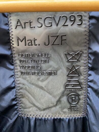 商品画像：ダウンジャケット/--/ナイロン/NVY/無地/SGV293 5