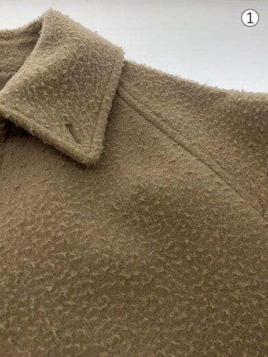 商品画像：ステンカラーコート/40/ウール/BEG/25AW-057 6