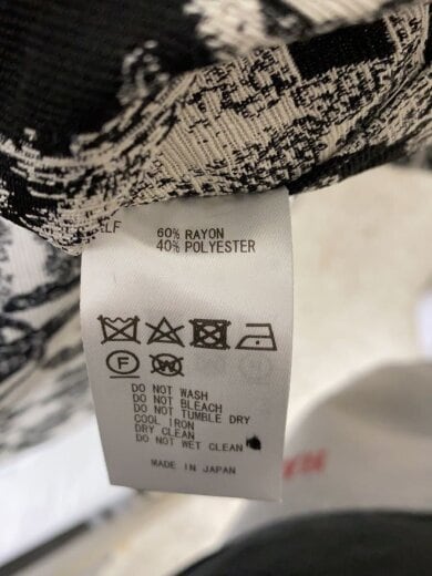 商品画像：半袖シャツ/42/レーヨン/WHT/アニマル/25SS-066 5